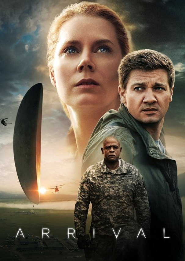 Affiche du film Premier Contact (Arrival) de Denis Villeneuve, 2016 &mdash; avec Amy Adams