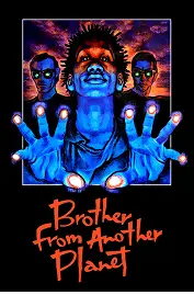 Affiche film SF rare The Brother from Another Planet &mdash; p&eacute;pite cin&eacute;ma SF